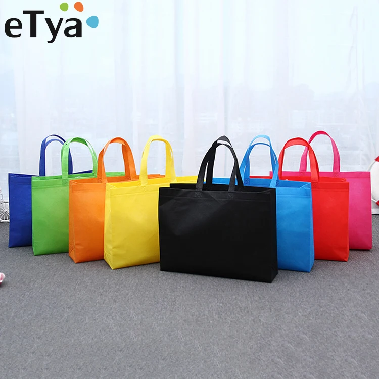 eTya Hot Foldable Shopping Bag Reusable Storage Handbag Unisex Grocery Tote Non-woven Shoulder Bag Cloth Bags Travel Hand Pouch eTya Hot Foldable Shopping Bag Reusable Storage Handbag Unisex Grocery Tote Non-woven Shoulder Bag Cloth Bags Travel Hand Pouch