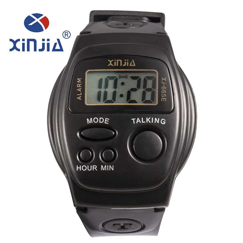 New Simple Old Men And Women Talking Watch Speak English Blind Electronic Digital Sports WristWatches For The Elder