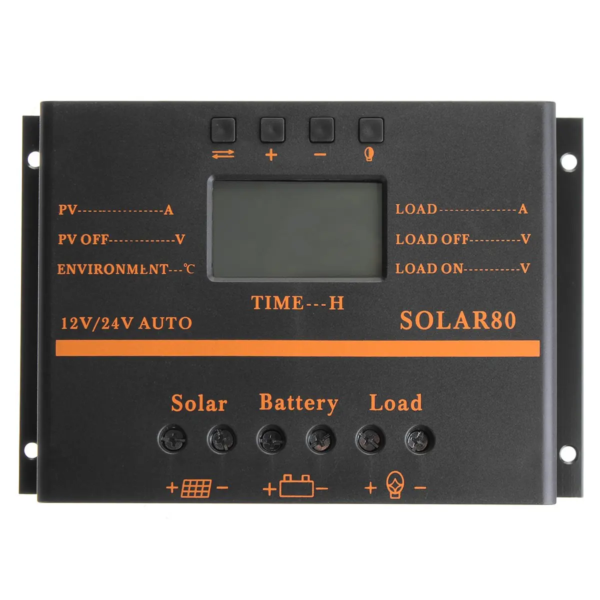 

80A New Solar Controller for mobile phone 12V 24V PV panel Battery Charge Controller Solar system Home indoor use