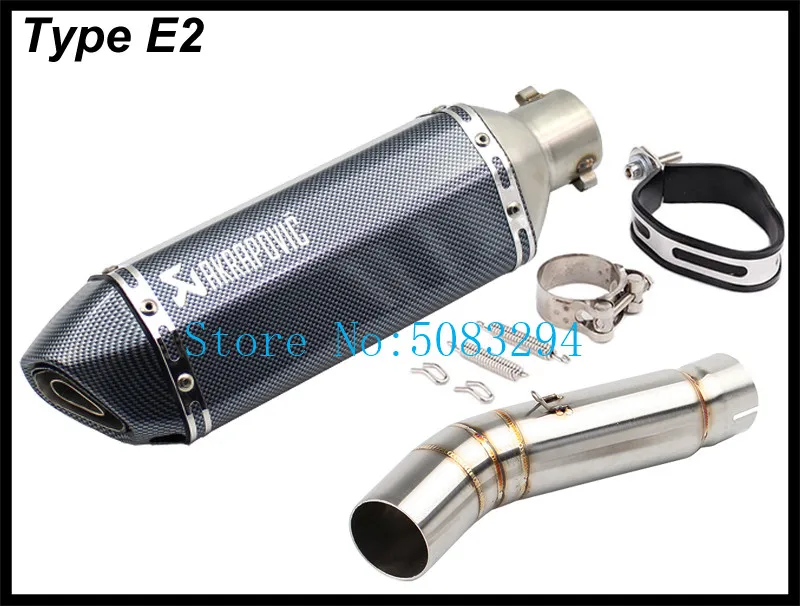 Arkapovic для CBR500 CBR500R CB500R 13-15 CB500X 13-16 CB500F Мотоцикл выхлопная труба глушитель выхлопной трубы мотоцикла Escape с DB убийца - Цвет: E2