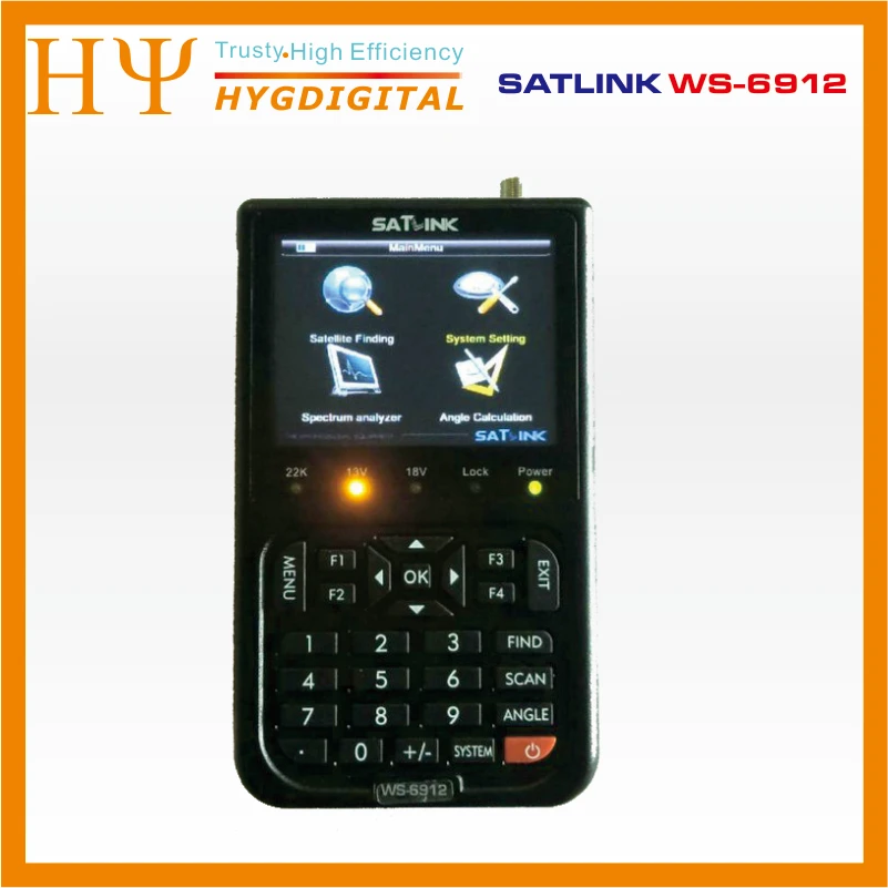 [Подлинный] Satlink WS-6912 DVB-S+ DVB-S2 8PSK спектра в реальном времени Satlink 6912 ws6912 finder