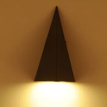 

9W Aluminum Triangle Led Wall Lamp AC85-265V IP65 Waterproof Decoration Wall Lamp lights for Indoor Outdoor Garden Porch Patio