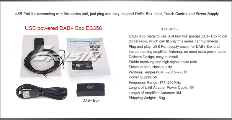 Best Erisin ES7162B 1 Din 7 inch Car DVD Player DAB+ 3G Radio FM Canbus GPS Navigator for BMW E46 M3 25