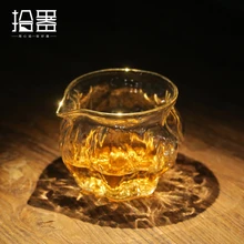 230 мл японский ручной работы термостойкий стеклянный чайный набор кунг-фу посуда для напитков кружка Изолированная прозрачная Хрустальная чашка бокал для вина ВАСО пивная чашка