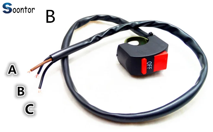 Переключатель Рог поворотники On/Off светильник 12V мотоцикл niversal Обувь для езды на
