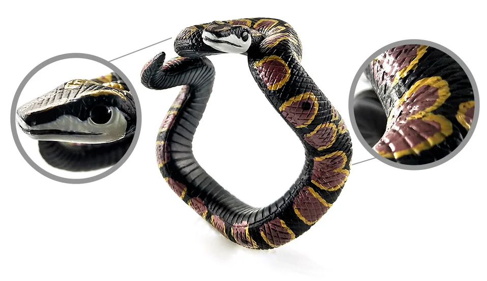 Хэллоуин Детский имитация змея браслет животное модель Фигурка домашний декор миниатюрное украшение для сада в виде Феи аксессуары