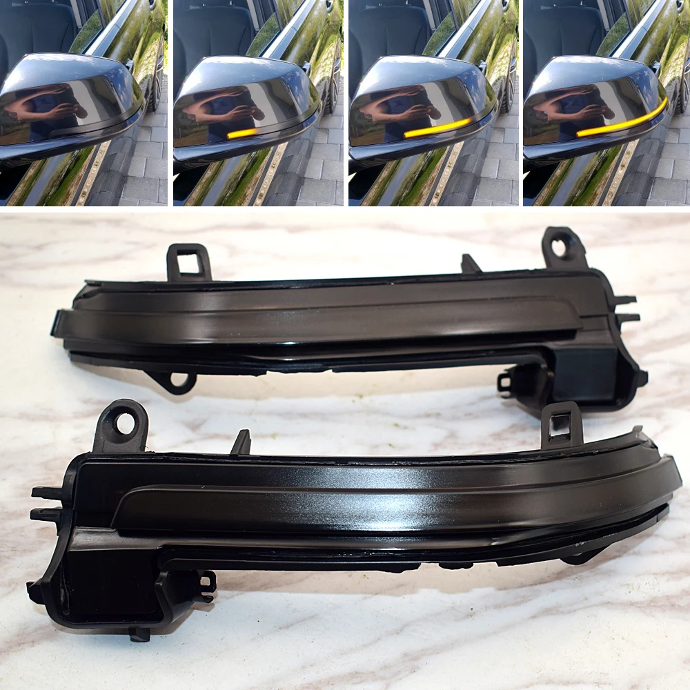 

2 Pieces For BMW F20 F30 F31 F21 F22 F23 F32 F33 F34 X1 E84 1 2 3 4 series Dynamic Rearview Mirror Blinker Turn Signal LED light
