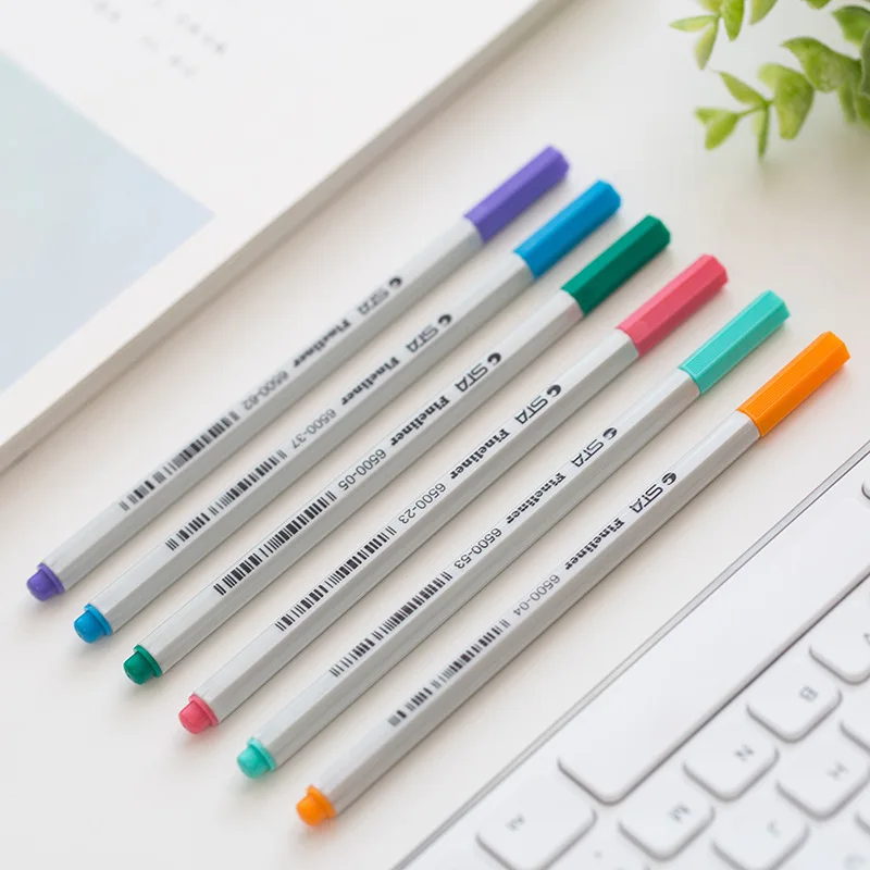26 цветов, 0,4 мм, блестящие очень тонкие цветные художественные маркеры, гелевая ручка для школы, шуточная ручка, канцелярские принадлежности, планировщик и принадлежности для скрапбукинга