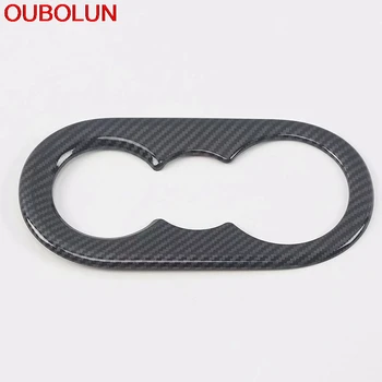 

OUBOLUN For Volkswagen Tiguan MK2 2017 2018 2019 Rear Seat Water Cup Holder Cover Trim Interior Accessories ABS Stainless Steel