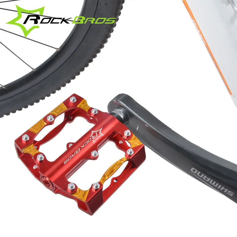 ROCKBROS Mountain Bike Bicycle Pedals Aluminum Alloy Bike Pedals Big