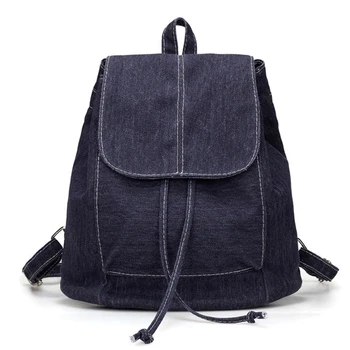 

TEXU New Canvas Women Backpack Drawstring School Bags For Teenagers Girls Small Backpack Female Rucksack