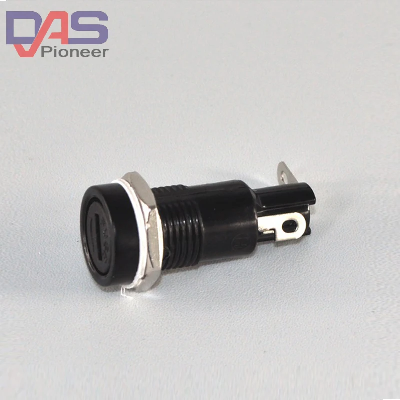 

((10PCS) R3-11 Fuse block fuse holder/Panel Mount block insurance Fuse holder 10A 250V for 5x20mm Fuse