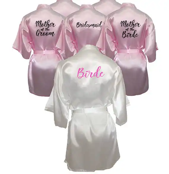 satin robes bridal party