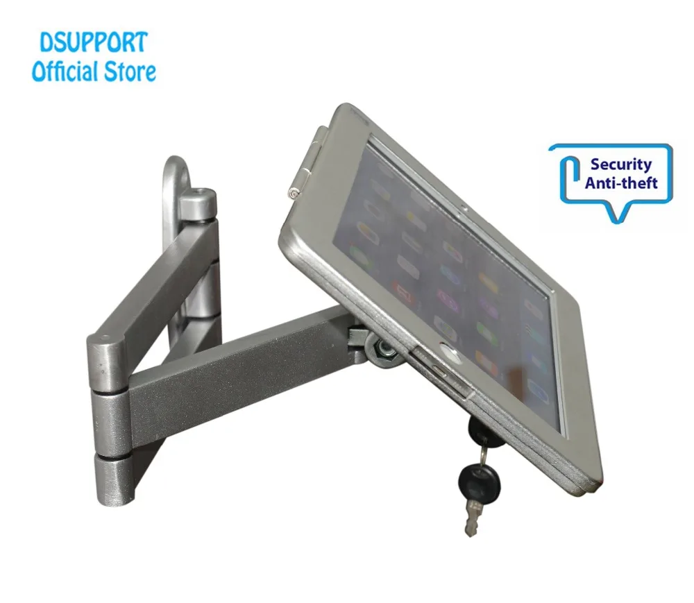 Fit for iPad 2/3/4/5/air/pro wall mount metal case for ipad stand