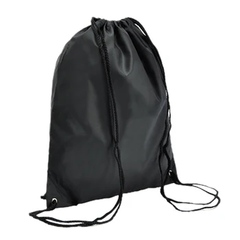 

Wholesale 5* ( School Drawstring Book Bag PE Shoe Backpack-black