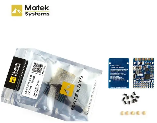 Matek Systems F411-WING STM32F411 полета Управление; Управление с inavosd MPU6000 BMP280 Поддержка Fly крыло с неподвижным крылом RC самолет