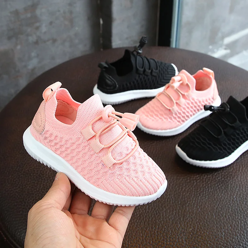 

Spring 2019 New Fashion Sports Shoes Boys and Girls Comfortable Soft-soled Breathable Leisure Net cloth shoes summer sneakers
