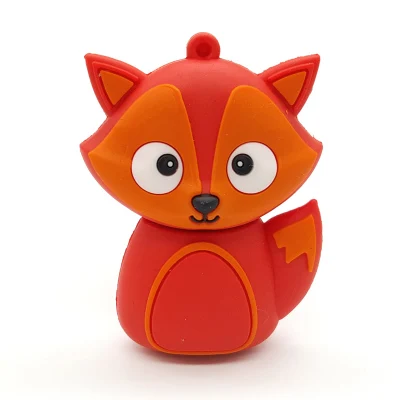 Флеш-карта памяти Usb флеш-накопитель 128GB Fox/Horse/Robot, 32GB 64GB 16G, Usb флеш-накопитель - Цвет: USB 2.0