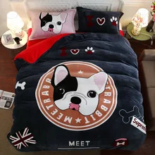 3 шт. модный фланелевый Комплект постельного белья для маленьких мальчиков с принтом хот-догов, простыня, наволочки, подарок для мальчика Flano