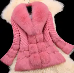 Новинка 2017 г. зимнее пальто Для женщин импорт всю кожуру лиса Мех животных жилет High-Класс Cappa Мех животных пальто досуг Shitsuke Для женщин