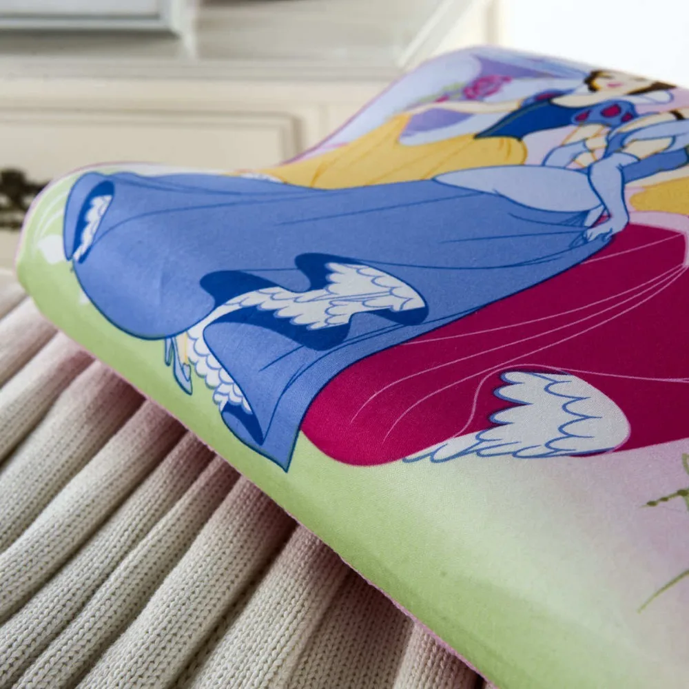 Дисней мультфильм принцесса подушки 40x25 см домашний декор Детская кроватка кровать постельные принадлежности медленно отскок волна пена спальный розовый