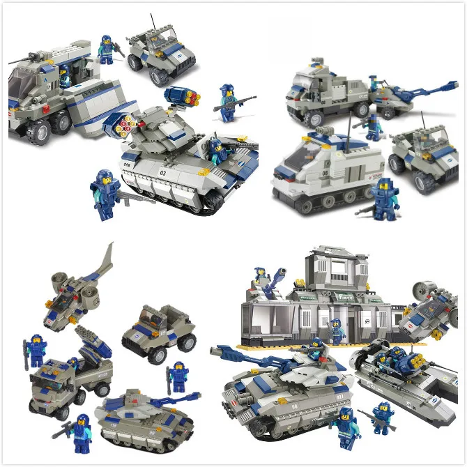 

Sluban Building Blocks Compatible with Lego B0208-0211 Models Building Kits Blocks Toys Hobbies For Chlidren