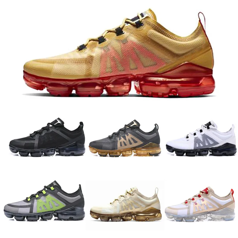 

2019 Men Running Shoes Va CRIMSON GOLD Club Gold Ember Glow Cushion TRIPLE BLACK Designer Shoes Sneakers Trainers