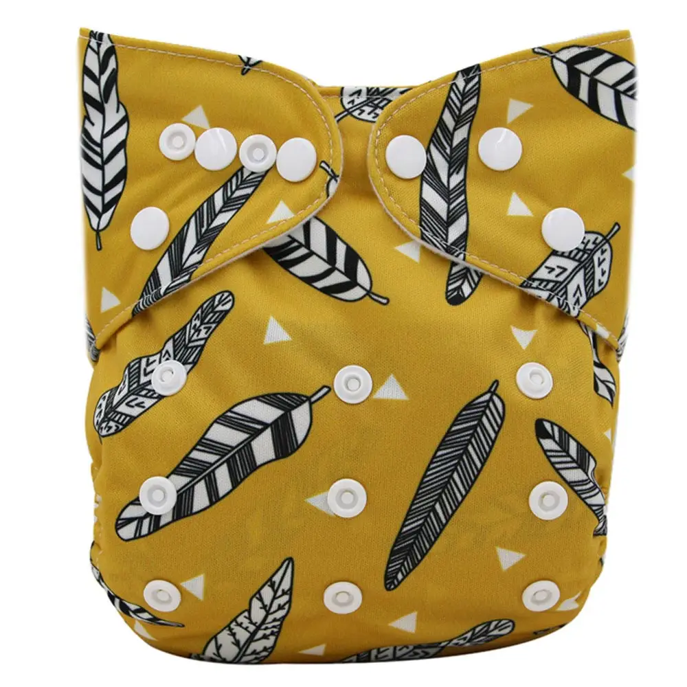 Штаны унисекс для ухода за младенцем водонепроницаемые карманные тканевые пеленки детские подарки для душа один размер подходит для всех пеленки для новорожденных - Цвет: OB143