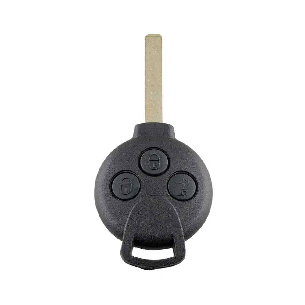 QWMEND 3/4 кнопки Smart Car Key Shell для Mercedes Benz Fortwo 451 2007 2013 Автомобильный Брелок
