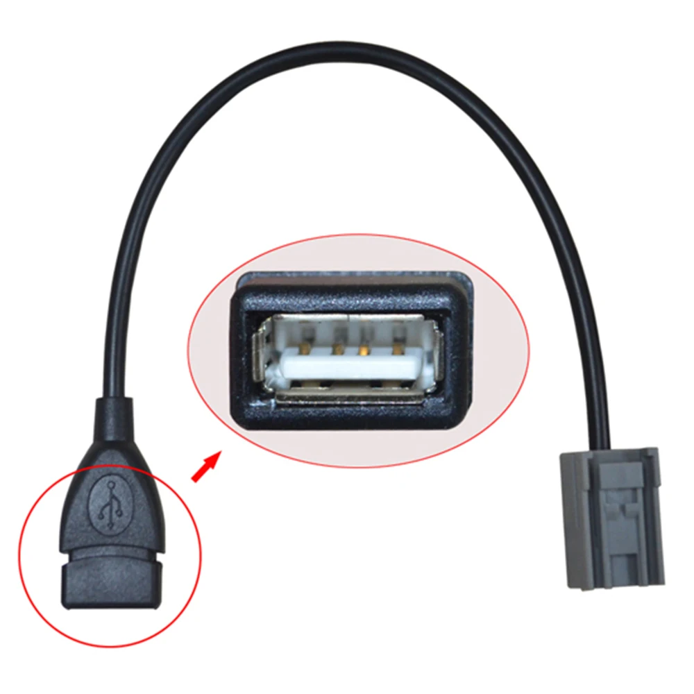 1 шт. 90 см USB гнездовой кабель AUX адаптер порт для 2008 года Honda/Civic/CR V/ Accord/Fit MP3 Дата