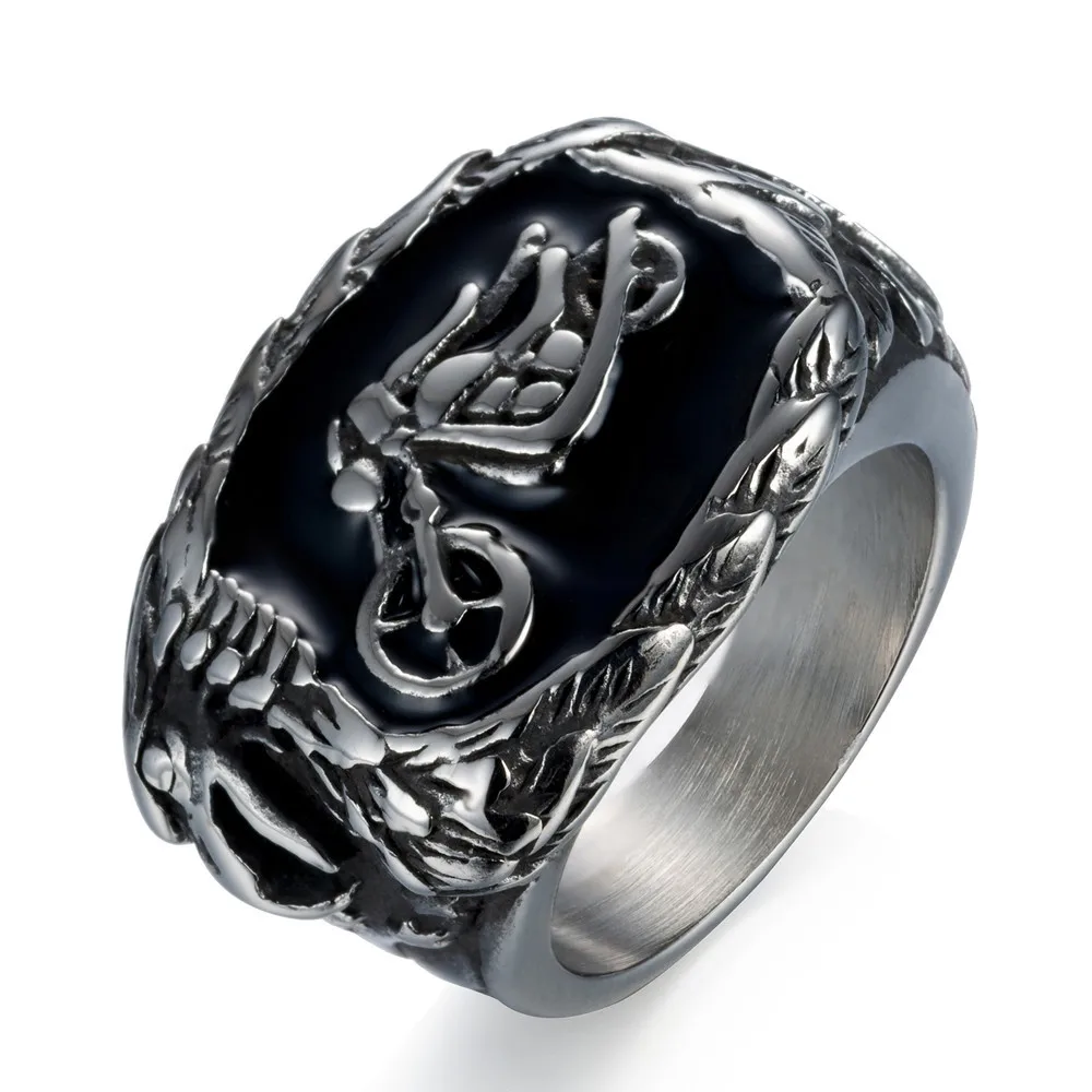 Biker Ring 316L Stainless Steel FTW Punk Mechanical Screw Mens Motor Biker Ringin Rings from