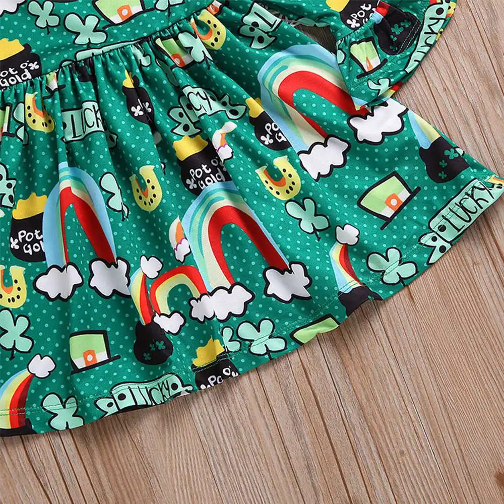 Baby Girls Clothes Easter flower Girls dress Casual Long Sleeve Cartoon Rainbow Cloud Party Frozen Dress Baby Suit Baby Girls Clothes Easter flower Girls dress Casual Long Sleeve Cartoon Rainbow Cloud Party Frozen Dress Baby Suit