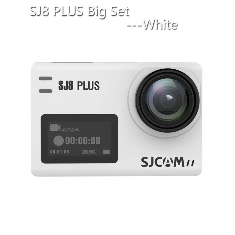 SJCAM экшн камера SJ8 PRO Спорт DV SJ8 плюс 4 К Wi-Fi удаленные 2,3 Сенсорный экран 30 м Водонепроницаемый SJ открытый спорт Cam 1290 P SJ8 Air экшен камера - Цвет: SJ8 PLUS White