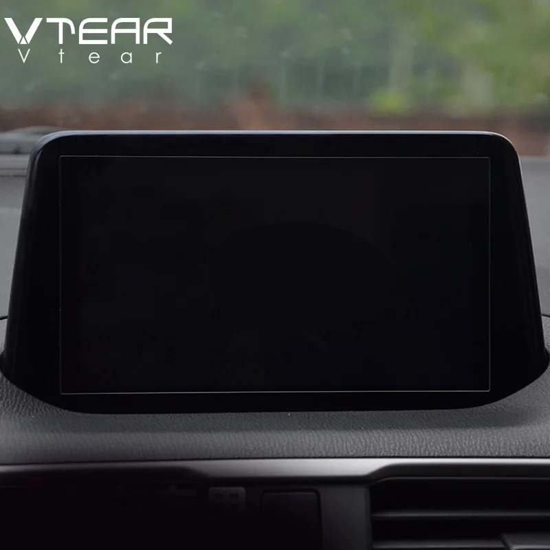 Vtear для мазда Mazda 3 Axela 2018 2019 GPS Навигация экран стальной материал Защитная пленка