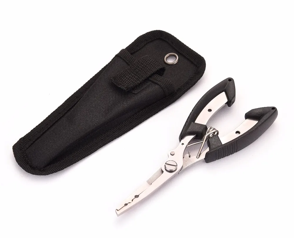 

Stainless Steel Fishing Pliers Fishing Line Cutter Lure Hook Remover Handle Fishing Tackles Removal tool with Storage Bag