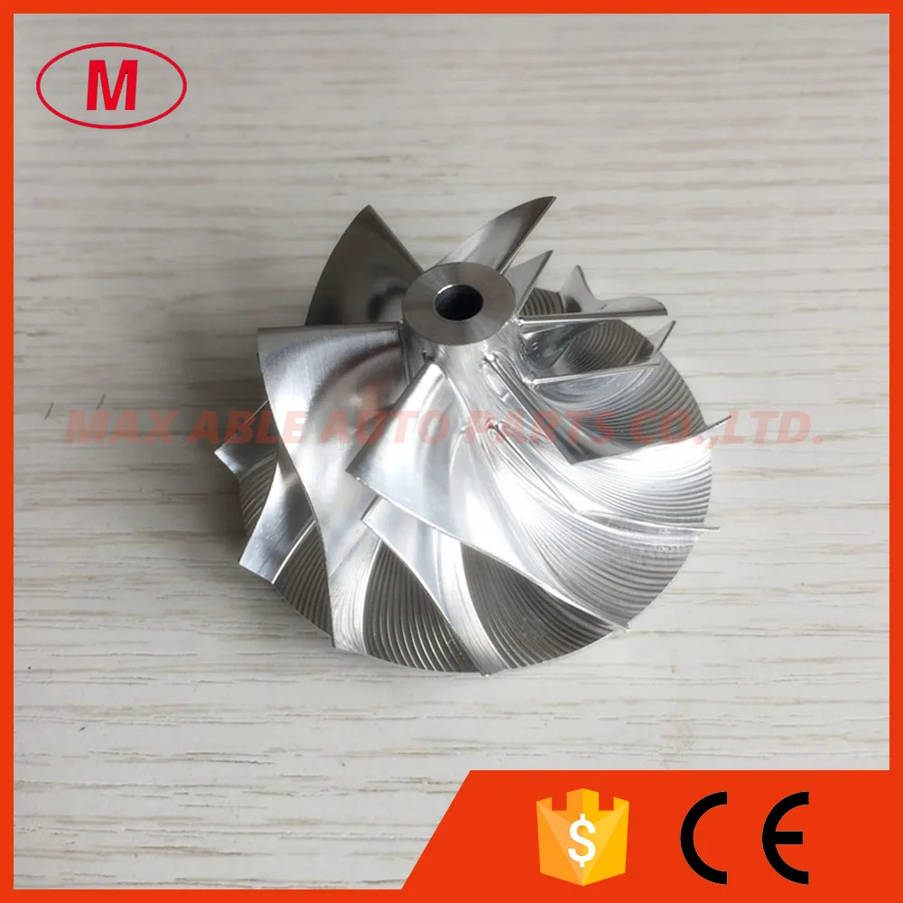 GT15-25 702549-0008 44.42/59.48mm 6+6 blades Performance Turbo Billet/milling/aluminum 2618 compressor wheel for 724483-0003/05 |