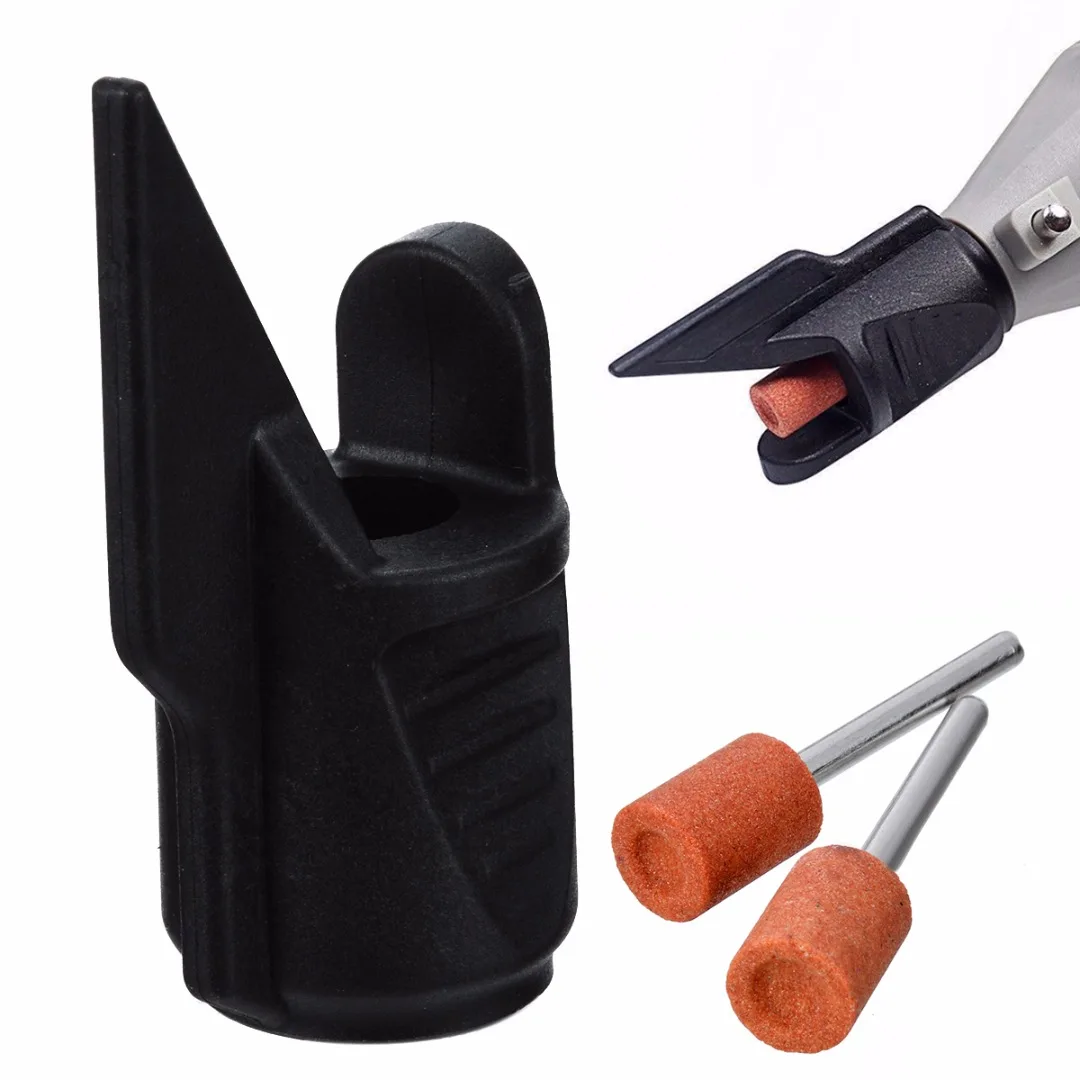 1set Saw Sharpening Attachment Sharpener Guide Drill Adapter For Drill