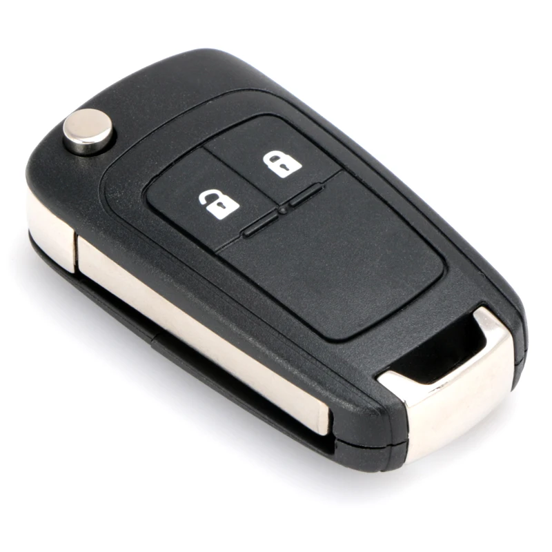 

LIN&GUO For Vauxhall Opel Insignia Astra J 2 Button Keyless Flip Folding Fob Key Shell Case Remote New