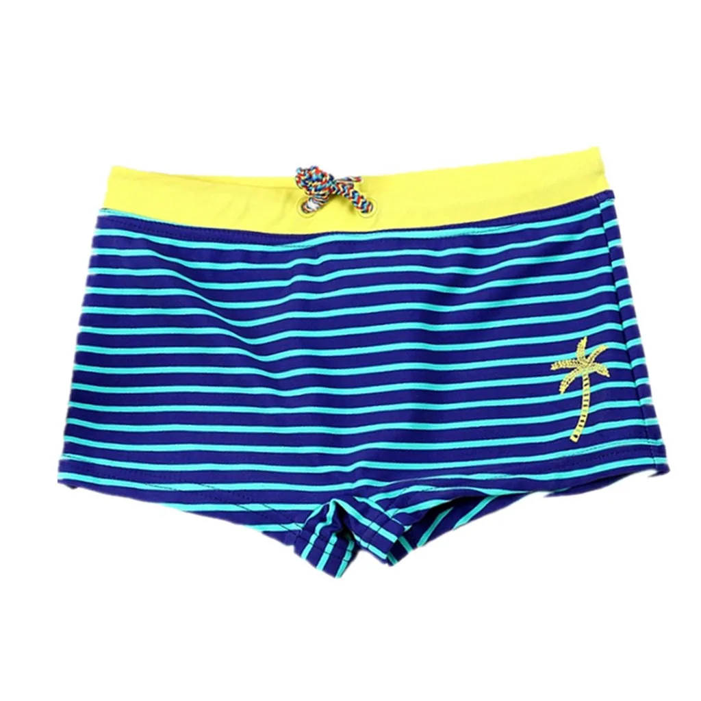 

swimming trunks for kids in men' trunks 2019 Kid Children Boys Striped Stretch Beach Swimsuit Swimwear Pants Shorts Clothes H