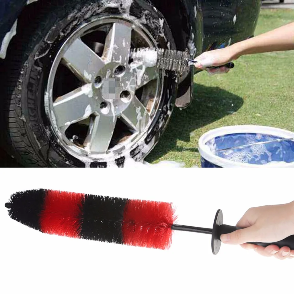 450mm Long Car Grille Wheel Engine Brush Wash Valet Shampoo Tire