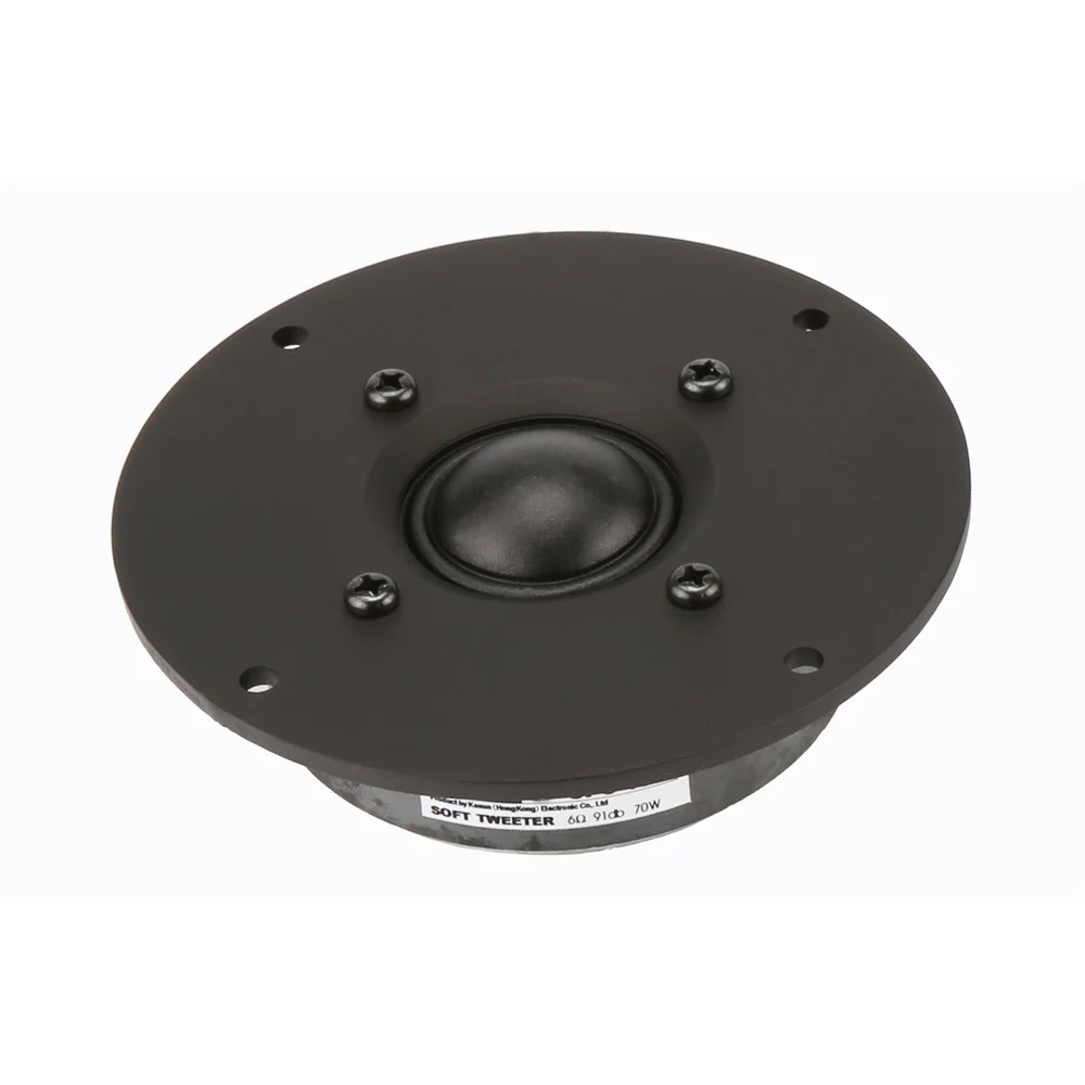 

4" inch 100mm 6ohm 70W Hifi Silk Cloth Dome Tweeter Treble Speaker Loudspeaker Horn Trumpet JX-SPC-1341