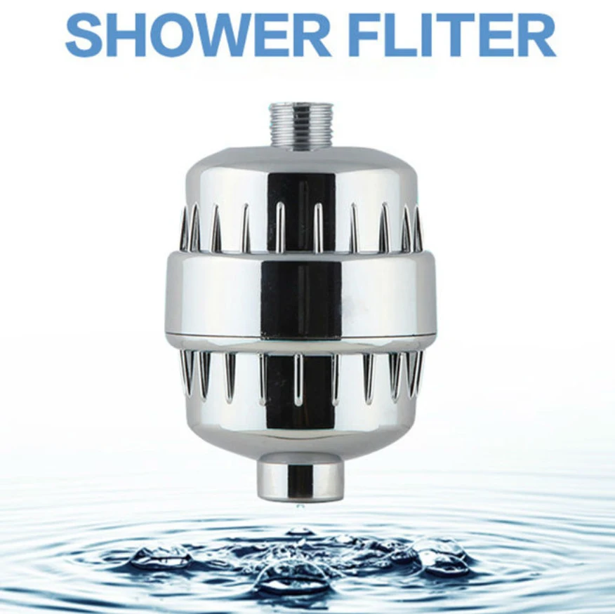 

2017 In-line bathroom Shower Filter bathing water filter purifier water treatment Health softener Chlorine Removal For Kitchen