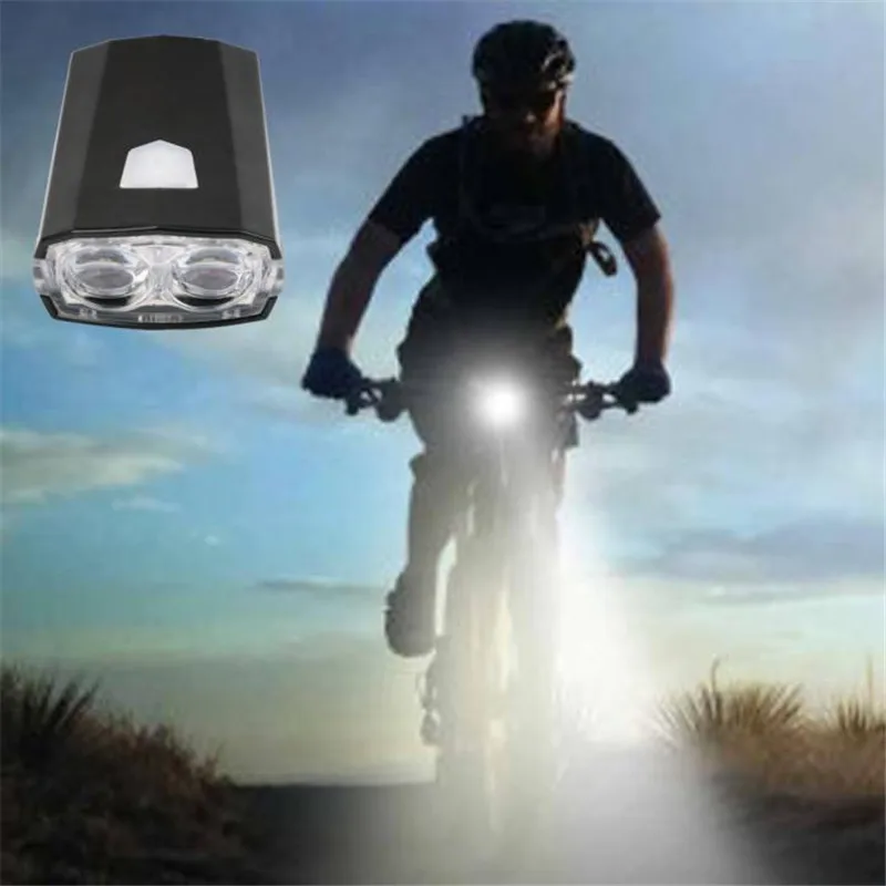

1PC Cycling Bike Head Front Light Bicycle Light New USB Rechargeable LED Front Mount Bike Bicycle Headlight Light #3