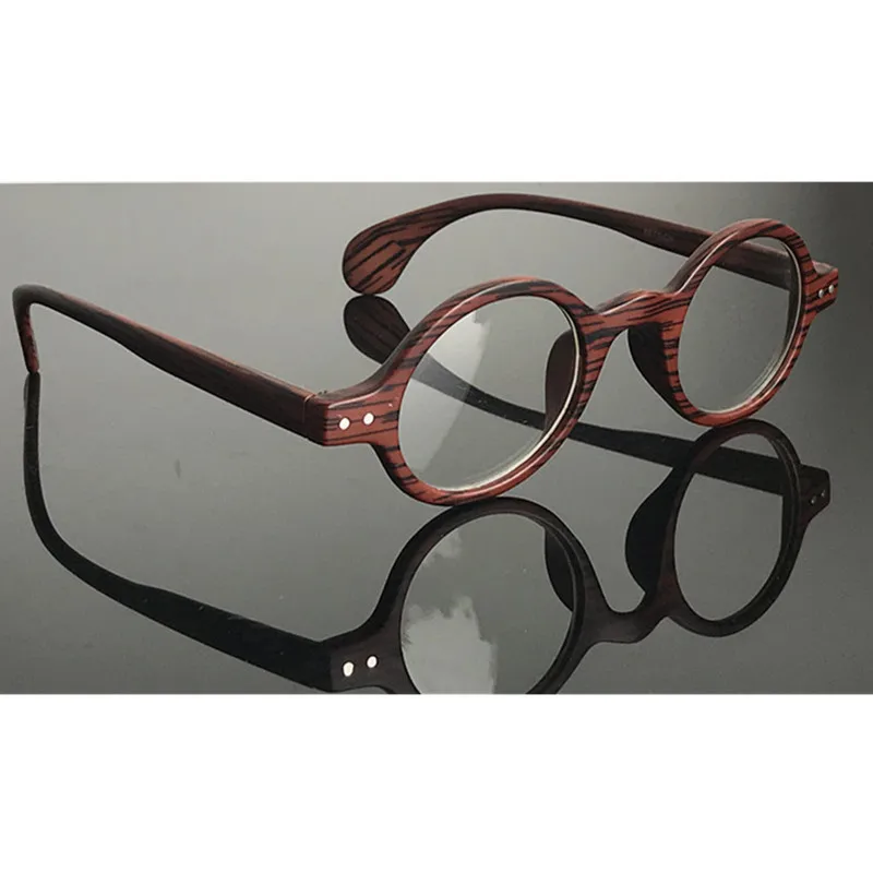 Винтажные круглые очки в оправе для женщин и мужчин, новые оригинальные очки Peonlity, ультралегкие очки для близорукости, черные мужские плоские зеркальные очки UV400 - Цвет оправы: 5