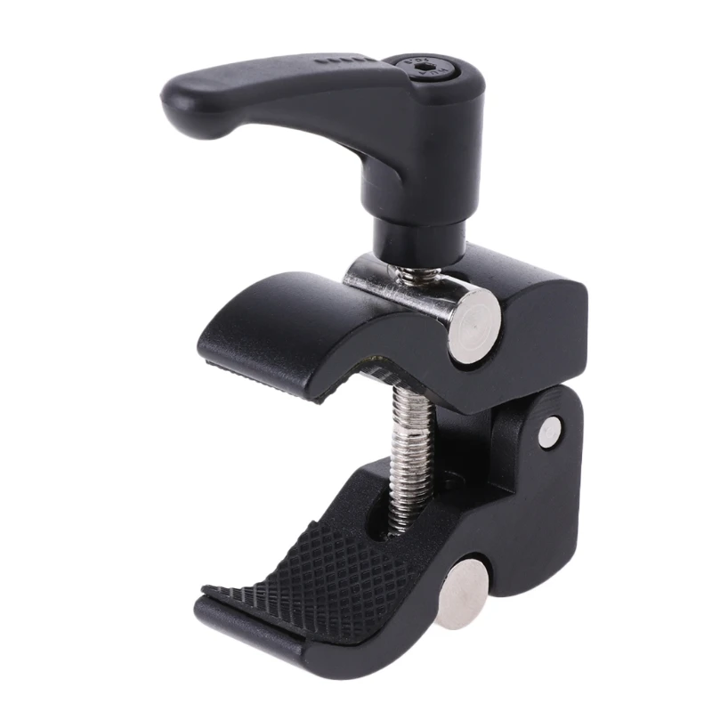 

1/4" 3/8" Screw Mini Metal Clamp Holder Bracket Friction Clip For Studio Rig