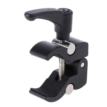 

1/4" 3/8" Screw Mini Metal Clamp Holder Bracket Friction Clip For Studio Rig