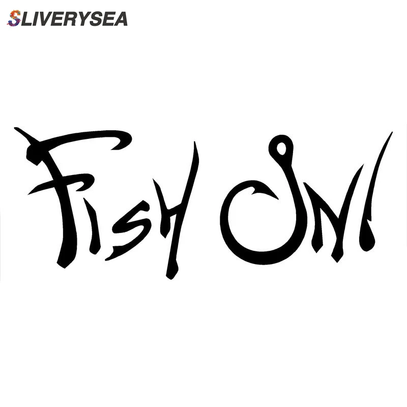 

15.2CM * 6.1CM Fish On The Fishing Boat Hunting Vinyl Car Sticker Vinyl Decal Stickers Car Stickers Accessories Black Sliver