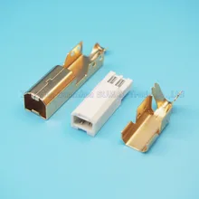 30 комплектов 3 в 1 тип сварочной проволоки B 2,0 USB 2P штекер mini USB разъем+ позолоченный корпус