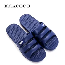 ISSACOCO 2018 Shoes Men Slippers Sandals Men Summer Shoes Flip Flops Men Non-slip Solid Color Home Slippers Pantuflas Chinelo issacoco 2018 new slippers men shoes sandals summer shoes home slippers man bathroom shoes sandals men pantuflas terlik chinelo