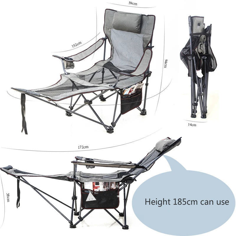 Dual Use Folding Lounge Chair Portable Fishing Stool Leisure Beach Chair Camping Rest Seat Office Nap Light Stool Outdoor Chair Dual Use Folding Lounge Chair Portable Fishing Stool Leisure Beach Chair Camping Rest Seat Office Nap Light Stool Outdoor Chair